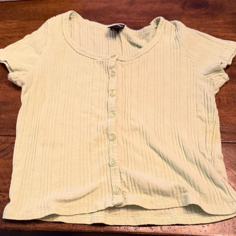 art class Mint Button-Down Kids Shirt